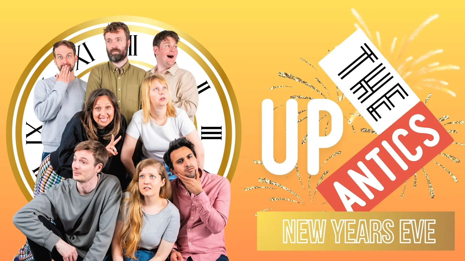 Up The Antics New Years Eve cover photo