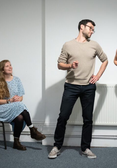 Bristol Improv Theatre, actors practicing